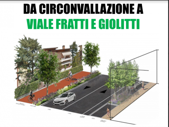Prosegue il progetto per trasformare via Fratti-Giolitti da circonvallazione a viale alberato