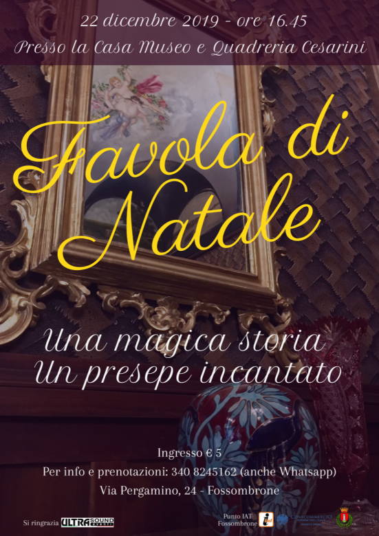 La Quadreria Cesarini di Fossombrone ospiterà la Favola di Natale