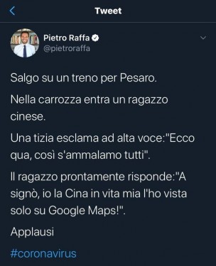 Coronavirus e psicosi, l'invito alla calma del sindaco Ricci
