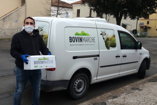 Il covid non ferma Bovinmarche: gli allevatori marchigiani consegnano a casa la loro carne di qualità