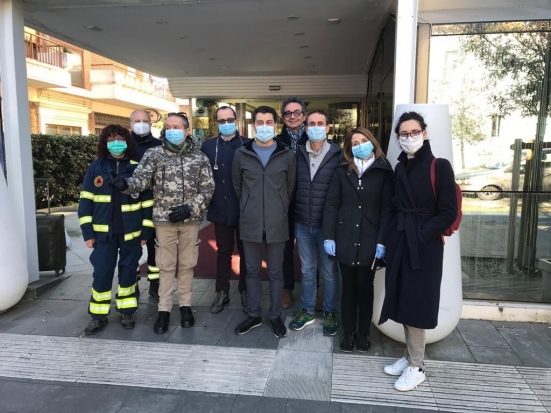 All'ospedale di Pesaro arrivano tre anestesisti volontari della "task force" nazionale