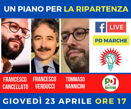 Al via le iniziative sul web del PD Marche, Gostoli: "continuiamo a fare politica grazie alla tecnologia"