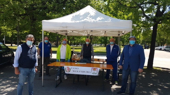 Nel weekend a Fano sono state distribuite 35.000 mascherine