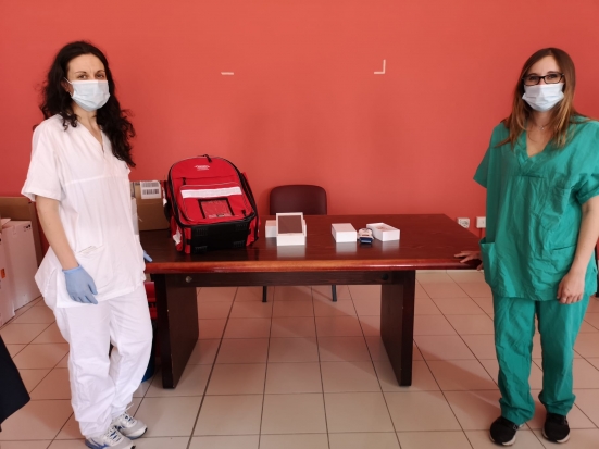 La Fondazione Cassa di Risparmio di Pesaro e Fano hanno donato nuova strumentazione alle USCA