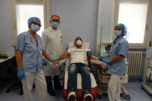 È un atleta pesarese il primo donatore di plasma iperimmune a Marche Nord