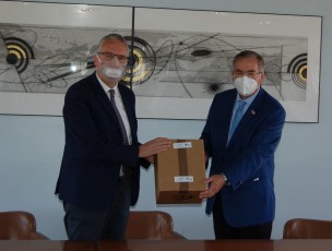 Il Rotary International ha donato delle mascherine alla Regione Marche