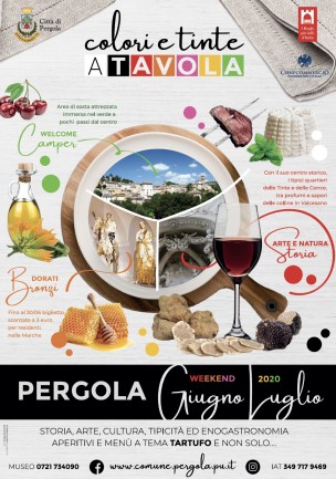 Sette weekend tra enogastronomia, arte, cultura e tipicità a Pergola