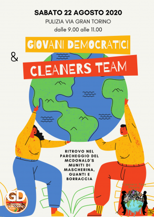 Giovani Democratici Pesaro e Cleaners Team uniti per la pulizia di via Gran Torino