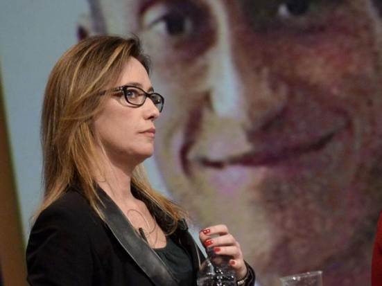 Ilaria Cucchi a Vallefoglia per l'evento "Stefano Cucchi: chi è stato? 10 anni per la verità"
