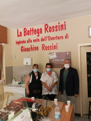 A Sarre, in Valle D'Aosta, c'è una bottega dedicata a Rossini