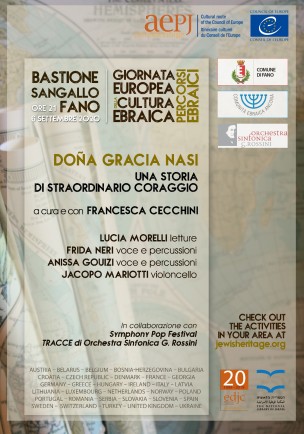 Fano dedica la Giornata Europea della Cultura Ebraica a Dona Gracia Nasi