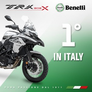 La Benelli TRK 502 è la moto più venduta in Italia, un grande risultato per l'azienda motociclistica nata a Pesaro nel 1911