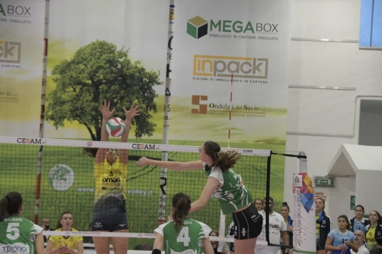 La Megabox Vallefoglia si aggiudica il derby contro la Omag San Giovanni in Marignano