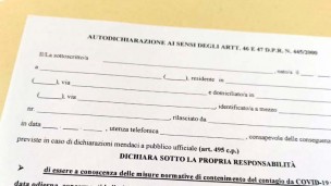 Riecco l'autocertificazione