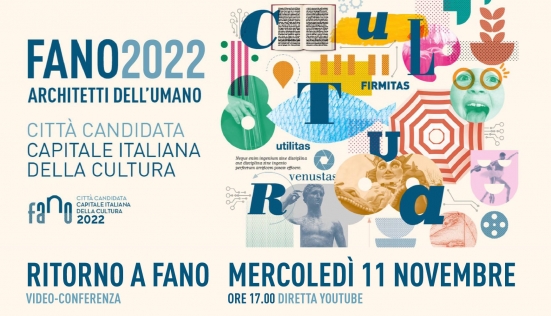 Fano candidata a Capitale della Cultura 2020: mercoledì video conferenza in diretta sul canale Youtube del Comune