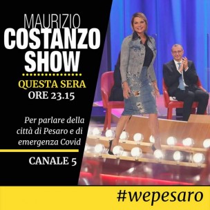 Il sindaco Ricci questa sera al Maurizio Costanzo Show su Canale 5