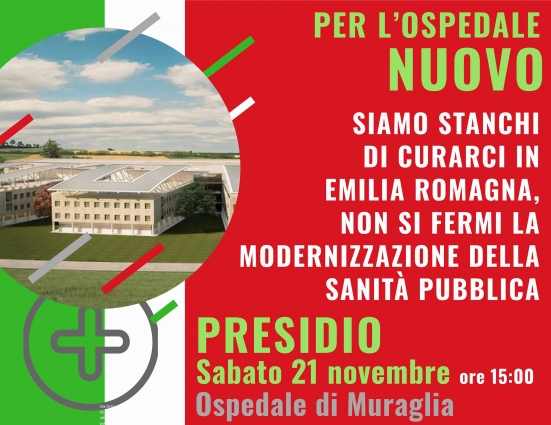 Ricci: "Sabato faremo il primo presidio davanti all'ospedale di Muraglia, no al blocco della sanità pubblica"