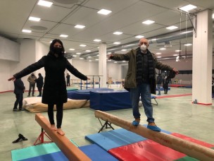 Ginnastica ritmica e pugilato al nuovo polo sportivo di Campanara: terminati i lavori al Padiglione F