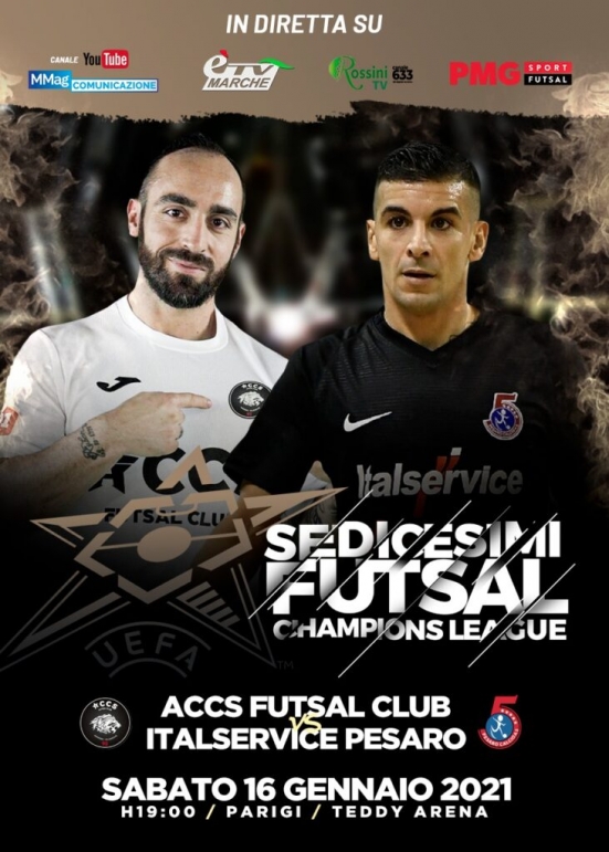 Pochi giorni alla grande sfida di Champions League: sabato alle 19:00 ACCS Parigi - Italservice Pesaro