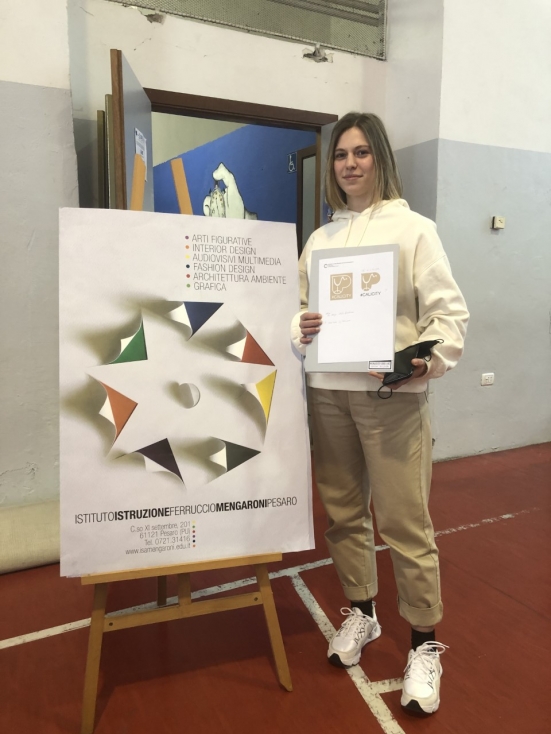 Scelto il logo realizzato da Giada Giunta del "Mengaroni" per "Calicity", il nuovo evento dell'estate pesarese