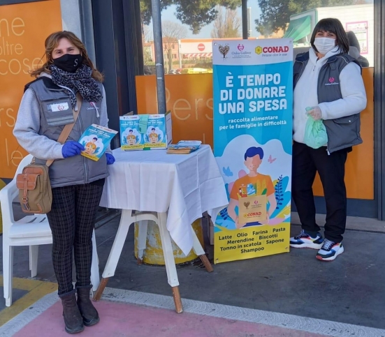 "Le famiglie aumentano e le scorte diminuiscono": l'appello della Gulliver per la raccolta di beni alimentari