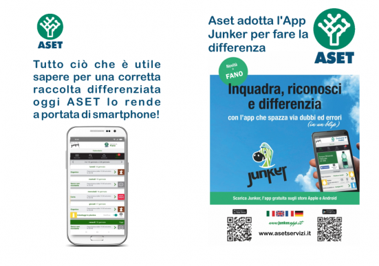 Junker arriva anche a Pergola, l'app che aiuta a fare la differenziata sbarca nella città dei Bronzi Dorati