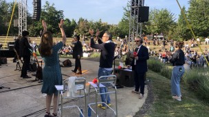 CaterTour per la prima volta a Pesaro, Ricci e Vimini: «Rai Radio2 impressionata dalla bellezza della nostra città»