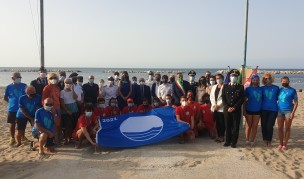 Si è svolta in spiaggia libera Sottomonte la Cerimonia per la 28esima Bandiera Blu di Gabicce Mare