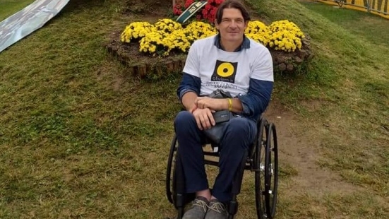 Rugbull, appuntamento mercoledì a Santa Maria dell'Arzilla con Luca Panichi "lo scalatore in carrozzina"