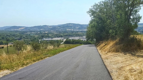 Ricci: "Terminati i lavori di riasfaltatura su via Monte Titano, degli Sminatori e strada San Germano"