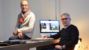 Suite e giardino al Grande Fratello Vip su Canale 5 sono state arredate da Bizzarri Design di Pesaro