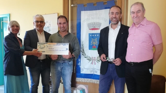 Consegnato al Comune di Terre Roveresche un contributo per le famiglie in difficoltà