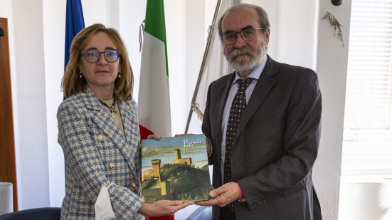 Il presidente Paolini ha ricevuto la nuova dirigente dell'Ufficio scolastico provinciale Alessandra Belloni