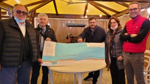 Consegnato il cantiere a Metaurillia per la realizzazione di 1 km e 300 metri di scogliere entro dicembre 2022