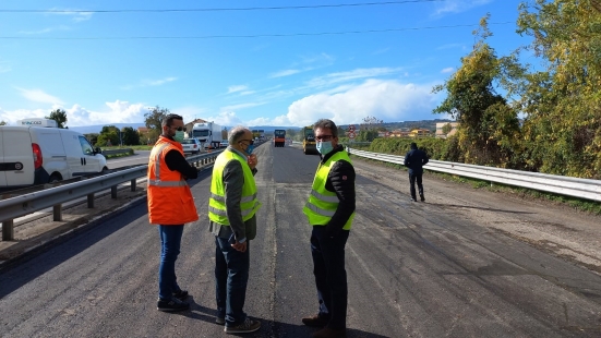 Fano-Grosseto, Baldelli: "Quasi terminata la nuova pavimentazione nel tratto da Bellocchi a Lucrezia"
