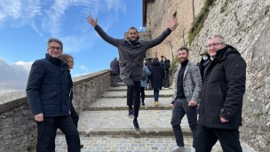 Gianmarco Tamberi, oro nel salto in alto alle Olimpiadi di Tokyo, testimonial de "Il Natale che non ti aspetti"