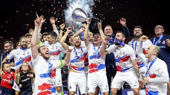 Per l'Italservice è Supercoppa-bis, Ricci e Della Dora: "Ancora una volta avete onorato i colori di Pesaro"