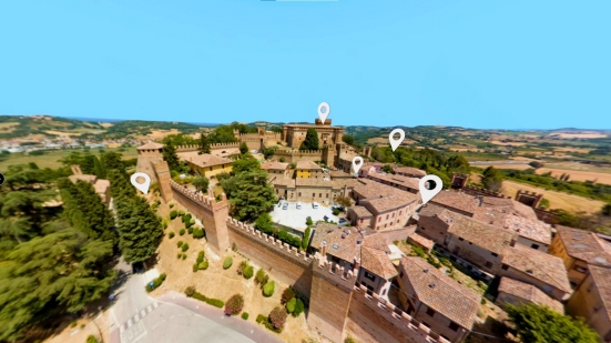 Il progetto "Virtual Tour Gradara - Capitale del Medioevo" è stato presentato al Senato