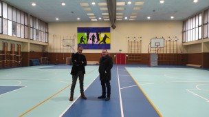 Nuova pavimentazione per le due palestre del liceo scientifico e musicale "Marconi" di Pesaro