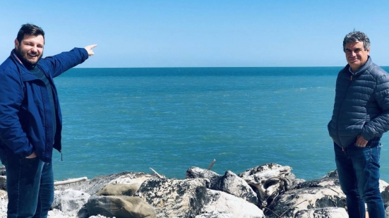 Nuove scogliere nel tratto a sud del Metauro, Fanesi: "Ci siamo, i lavori dovrebbero partire nel fine settimana"