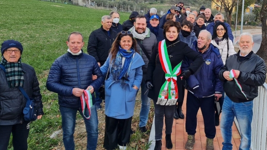 A Tavullia inaugurato l'ultimo tratto di marciapiede che collega in sicurezza Case Bernardi a Rio Salso