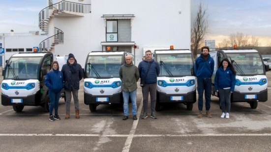 Aset, da mercoledì 9 marzo quattro nuovi mezzi elettrici per la pulizia del centro storico di Fano