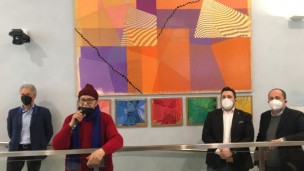 "Polittico per Pesaro", la nuova opera dell'artista Oscar Piattella nella Sala del Consiglio Comunale