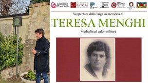 A Novilara una targa per Teresa Menghi, si oppose alla cattura del figlio partigiano pagando con la propria vita
