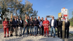 Inaugurata la nuova area fitness di viale Trieste a Pesaro a fianco ai Bagni Tino