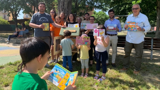 Il Parco Trulla ora è ancor più bello e vivo con le due panchine e la Little free library di Altrogiro