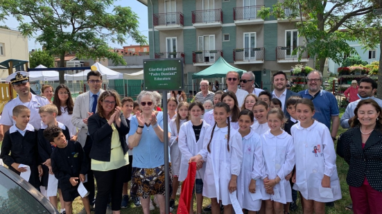 Svelata la targa in ricordo di padre Pietro Damiani collocata nei giardini di calata Caio Duilio a Pesaro
