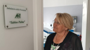 ANT Pesaro, questa mattina la cerimonia di intitolazione dell'ambulatorio della prevenzione a Sabino Palma