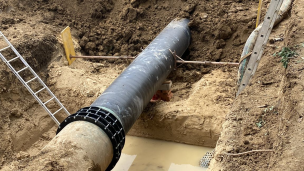 Rottura alla condotta principale dell'acquedotto a Rosciano di Fano, intervento di Marche Multiservizi