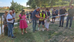 A Rio Salso di Tavullia inaugurato ieri pomeriggio il nuovo Percorso Fitness per coniugare sport e salute
